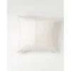 Creative Women Riviera Hand-stitch Throw Pillow Cover In White