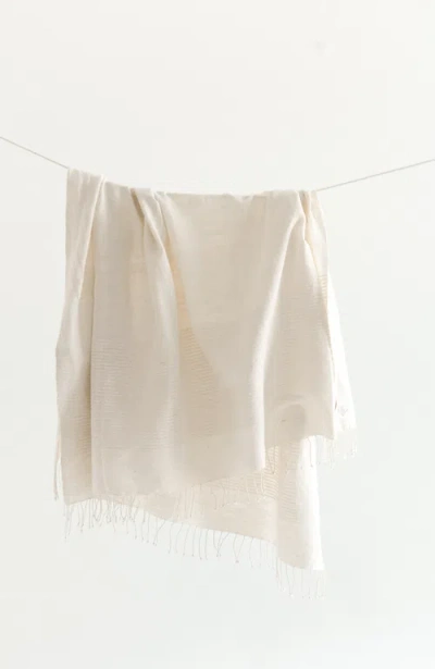 Creative Women Riviera Throw In Natural