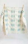 Creative Women Soho Hand Towel In Natural/blue