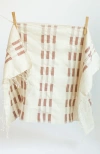 Creative Women Soho Hand Towel In Natural/terracotta