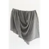 Creative Women Stone Washed Linen Throw In Grey