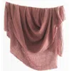 Creative Women Stone Washed Linen Throw In Pink
