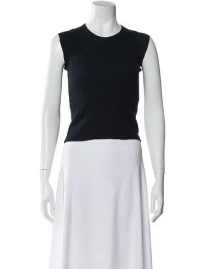 Pre-owned Creatures Of Comfort Crew Neck Sleeveless Top In Blue