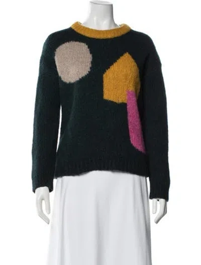 Pre-owned Creatures Of Comfort Graphic Print Crew Neck Sweater In Multi