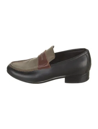Pre-owned Creatures Of Comfort Leather Loafers In Black