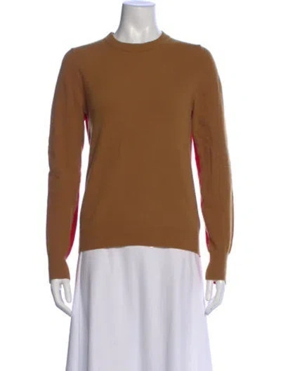 Pre-owned Creatures Of Comfort Merino Wool Crew Neck Sweater In Brown
