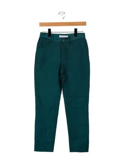 Pre-owned Creatures Of Comfort Mid-rise Straight Leg Jeans In Blue