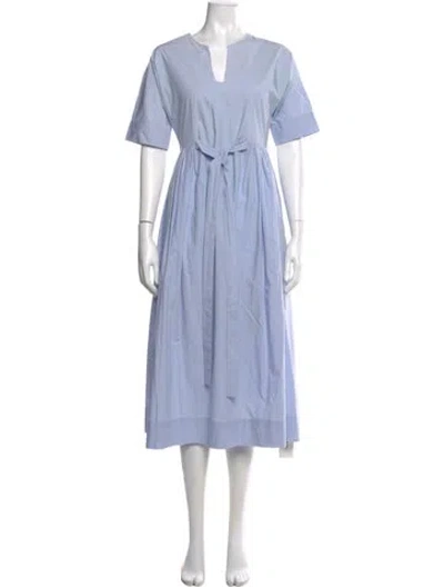 Pre-owned Creatures Of Comfort V-neck Short Sleeve Top In Blue