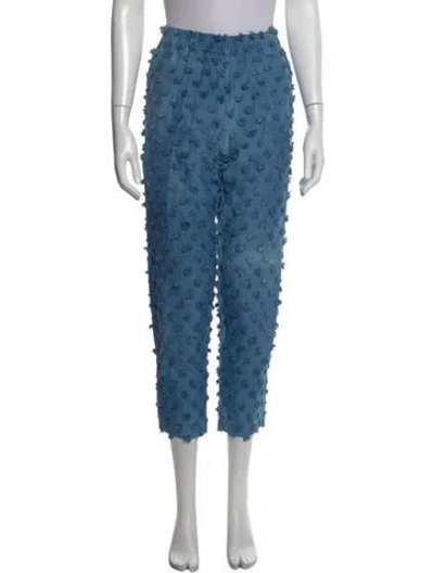 Pre-owned Creatures Of Comfort Wide Leg Pants In Blue