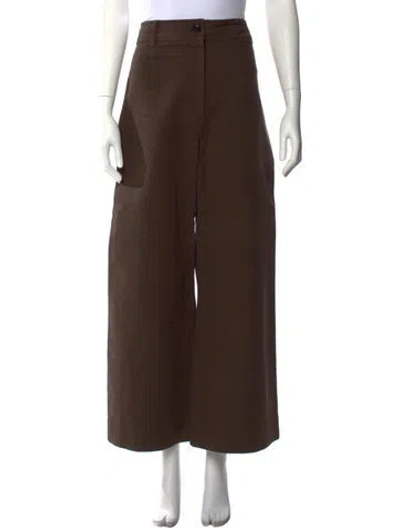 Pre-owned Creatures Of Comfort Wide Leg Pants In Brown