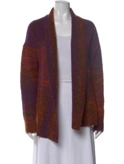 Pre-owned Creatures Of The Wind Cashmere Patterned Sweater In Purple