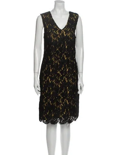 Pre-owned Creatures Of The Wind Lace Pattern Knee-length Dress In Multi