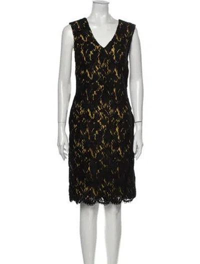 Pre-owned Creatures Of The Wind Lace Pattern Knee-length Dress In Multi