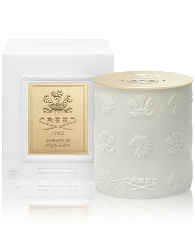 Creed Aventus For Her Porcelain Candle, 7.76 Oz. In White