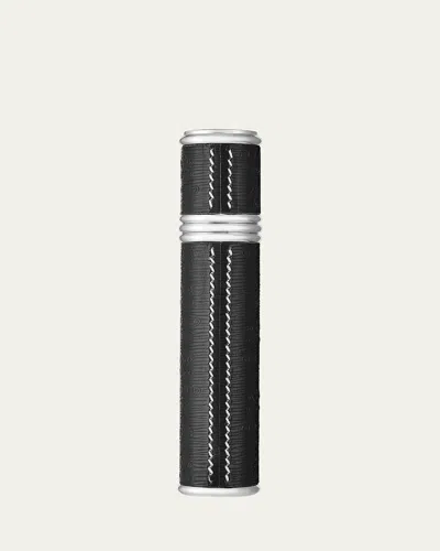 Creed Empty 0.33 Oz. Leather Atomizer, Silver/black In White