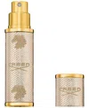Creed Leather Refillable Travel Atomizer In Transparent
