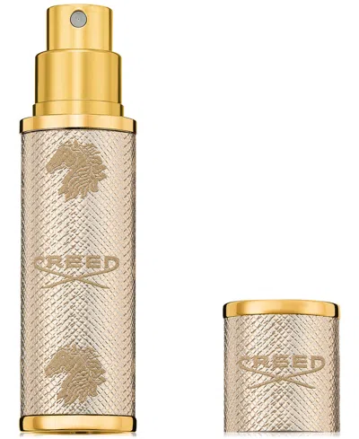 Creed Leather Refillable Travel Atomizer In Transparent