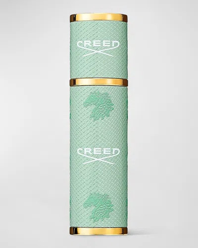 CREED LIMITED-EDITION REFILLABLE TRAVEL PERFUME ATOMIZER - CELADON GREEN