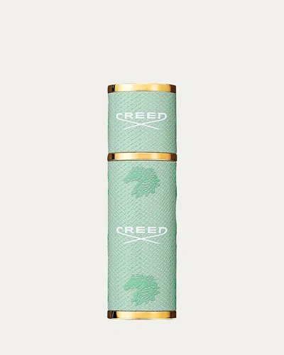 Creed Limited-edition Refillable Travel Perfume Atomizer - Celadon Green In Transparent
