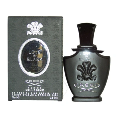Creed Love In Black Eau De Parfum Spray For Women 2.5 oz In Black / Rose / Violet / White