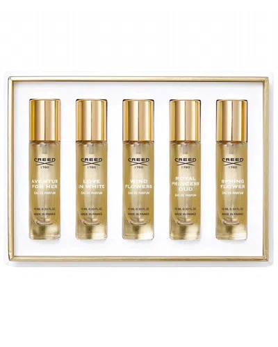 Creed Women's 5 X .34oz 5pc Edp Set In Gold