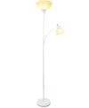 CREEKWOOD HOME ESSENTIX 71.5" TALL TRADITIONAL 2 LIGHT MOTHER DAUGHTER METAL FLOOR LAMP