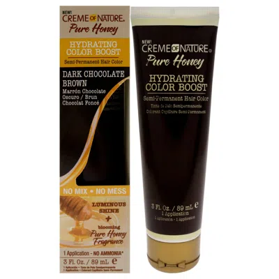 Crème Of Nature Pure Honey Hydrating Color Boost Semi-permanent Hair Color - Dark Chocolate Brown By Creme Of Nature