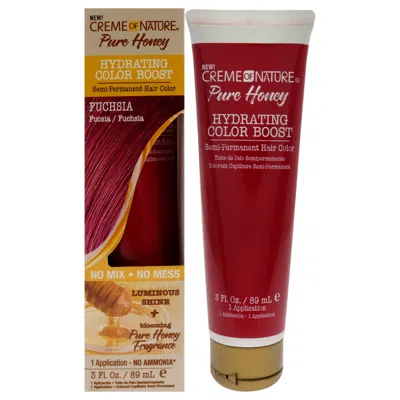 Crème Of Nature Pure Honey Hydrating Color Boost Semi-permanent Hair Color - Fuchsia By Creme Of Nature For Unisex - In Multi