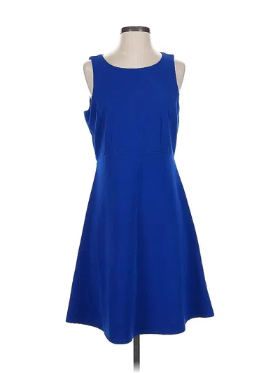 Pre-owned Cremieux Casual Dress In Blue
