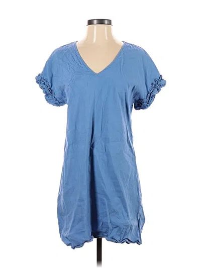 Pre-owned Cremieux Casual Dress In Blue