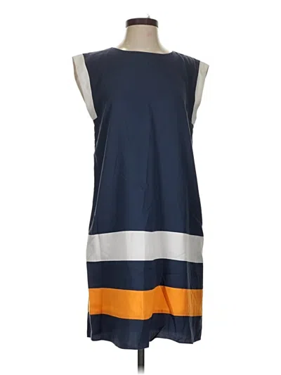 Pre-owned Cremieux Casual Dress In Blue