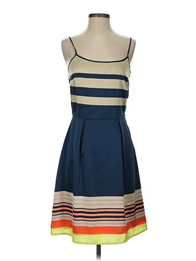 Pre-owned Cremieux Casual Dress In Blue