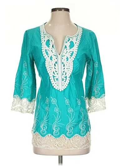 Pre-owned Cremieux Casual Dress In Blue