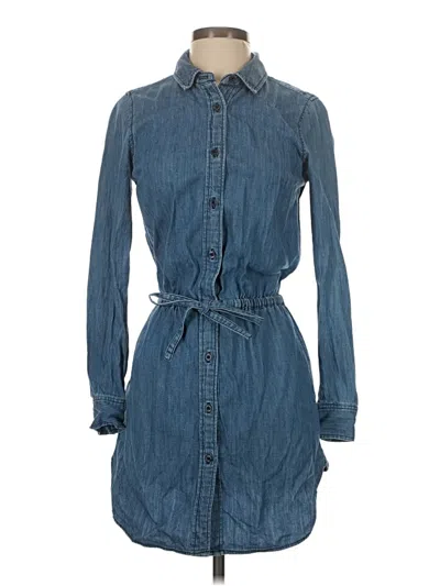 Pre-owned Cremieux Casual Dress In Blue