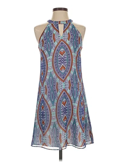 Pre-owned Cremieux Casual Dress In Blue