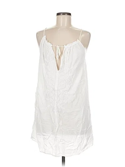 Pre-owned Cremieux Casual Dress In White