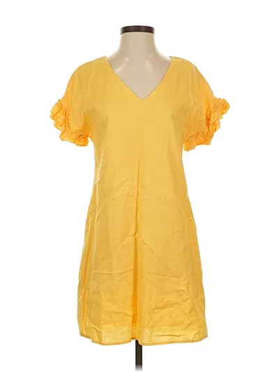 Pre-owned Cremieux Casual Dress In Yellow