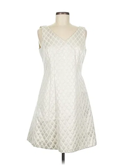 Pre-owned Cremieux Cocktail Dress In White