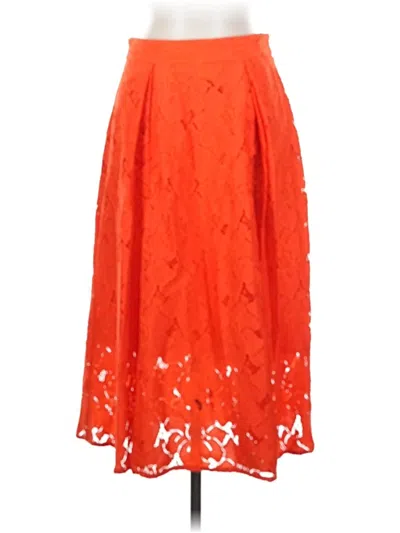 Pre-owned Cremieux Formal Skirt In Orange