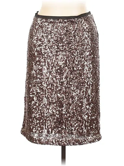 Pre-owned Cremieux Formal Skirt In Silver
