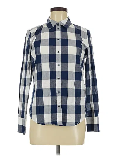 Pre-owned Cremieux Long Sleeve Button Down Shirt In Blue
