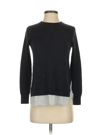 Pre-owned Cremieux Pullover Sweater In Black