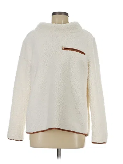 Pre-owned Cremieux Pullover Sweater In White