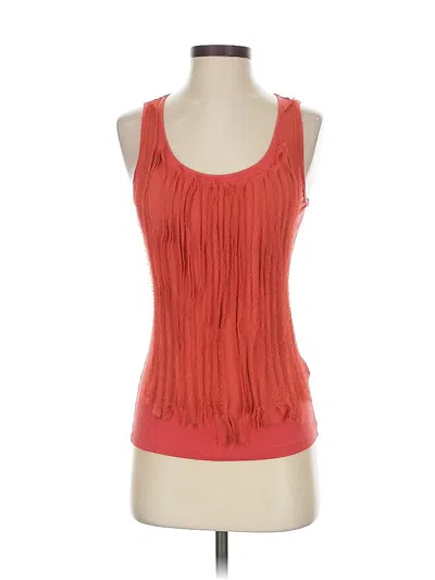 Pre-owned Cremieux Sleeveless Blouse In Orange