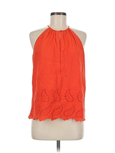 Pre-owned Cremieux Sleeveless Blouse In Orange