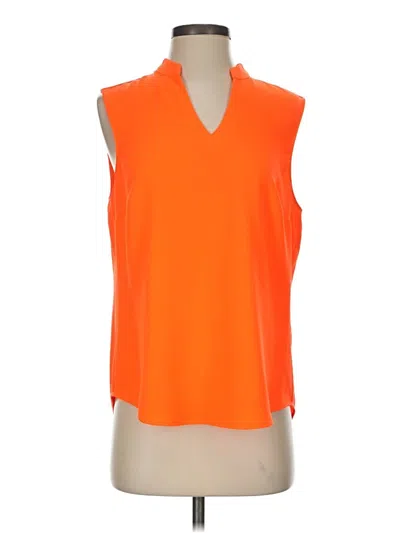 Pre-owned Cremieux Sleeveless Blouse In Orange