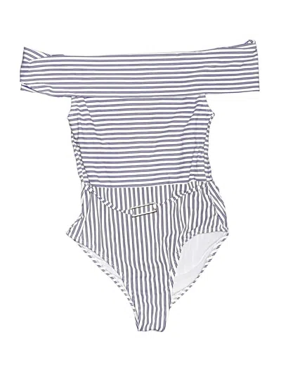 Pre-owned Cremieux Swimsuit Bottoms In White