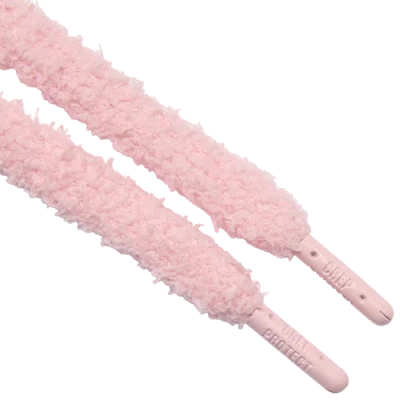 Crep Protect Fuzzy Laces In Pink