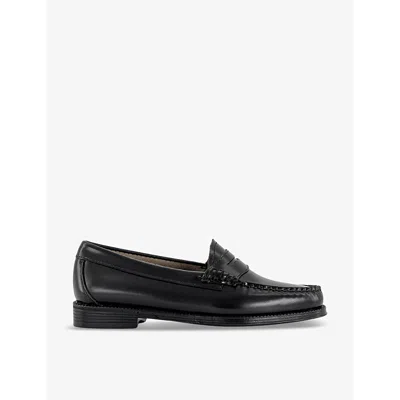 Crep Protect Womens Black Leather Weejun Ii Leather Loafers