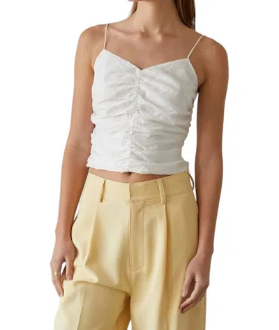 Crescent Alice Shirred Cami In Multi